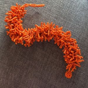 Beaded “coral” bracelet